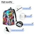 thumbnail image 5 of Dra_gon Ball Backpack Canvas Casual Lightweight Backpack Fashion Travel Backpack Laptop Backpack 17.7 Inch And15.7inch, 5 of 7