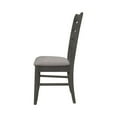 thumbnail image 5 of Nmkwnr 2 Pack Wood Frame Fabric Upholstered Seat Dining Chair for Living Room, Dining Room, Office, Dark Gray, 5 of 8