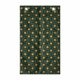 thumbnail image 1 of Oriental Hanging Pocket Organizer, Geometric Inspired Moroccan Style Folklore Floral Motif, Printed Polyester Storage Bag with Pockets, 21" x 31", Hunter Green Marigold, 1 of 2