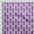 thumbnail image 4 of oneOone Georgette Viscose Purple Fabric Fruits Pineapple Dress Material Fabric Print Fabric By The Yard 42 Inch Wide, 4 of 4