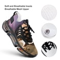 thumbnail image 4 of 2024 Seashell On The Beach Women Or Men Lace Up Flat Sneakers Female Mesh Walking Footwear, 4 of 8