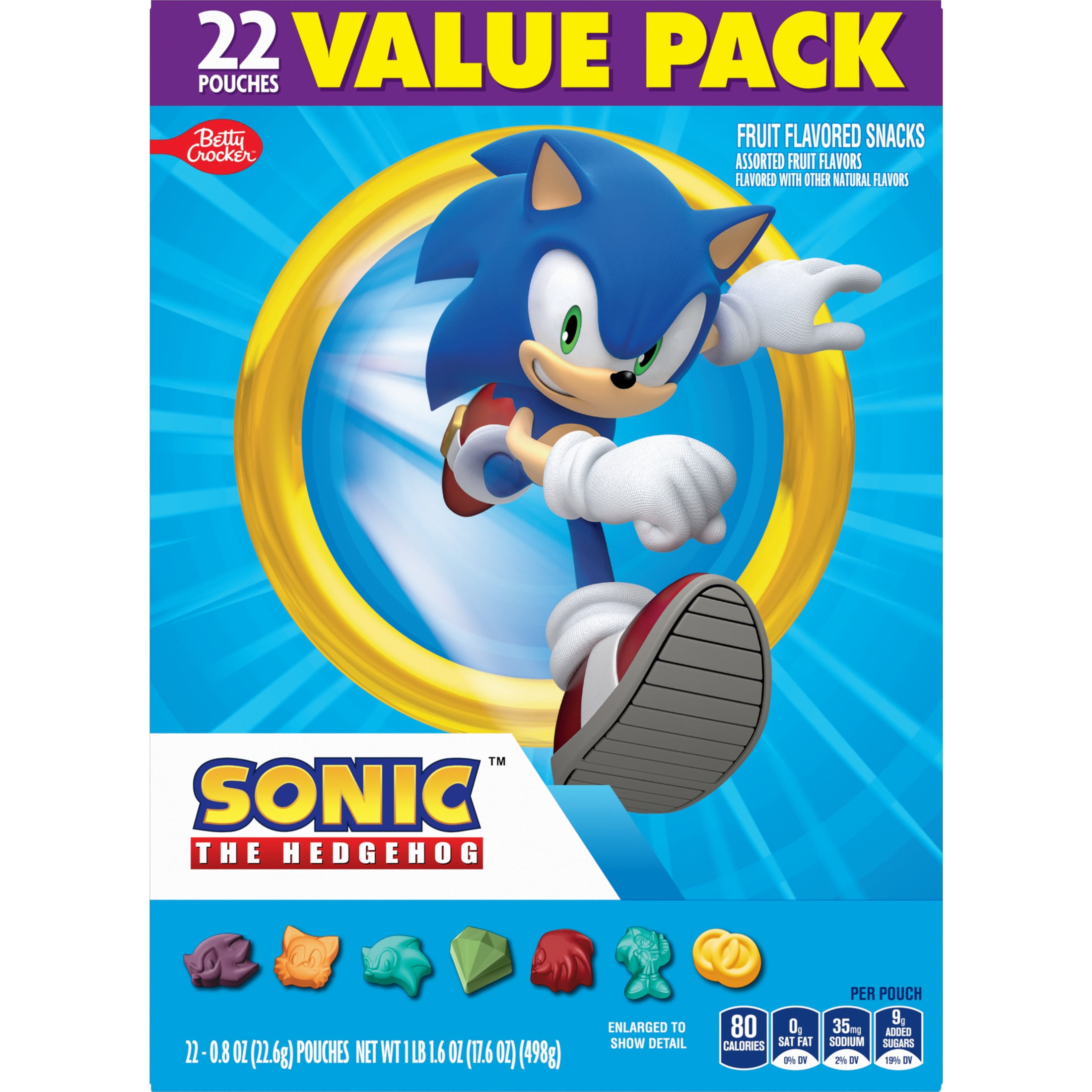Betty Crocker - Brandclub - Sonic Fruit Flavored Snacks, Fat Free 