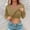 Khaki, variant on Women's Long Sleeve Shirt with Built in Bras Fashion Ribbed Knit Slim Fitted Casual Basic Sports Bra Underwear Tops