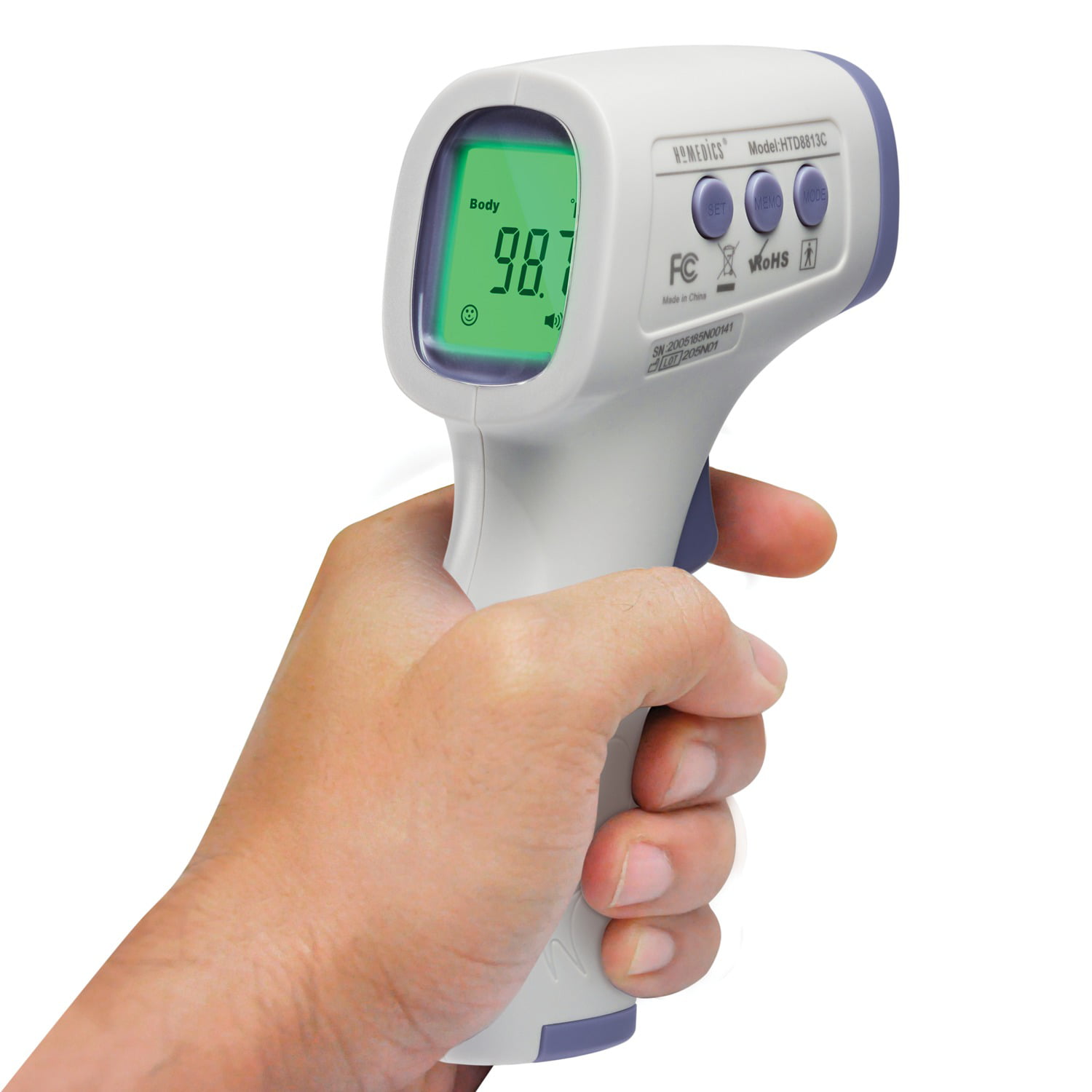 Homedics TIE-240 Non-Contact Digital Infrared Body Thermometer - Walmart.com