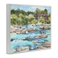 thumbnail image 4 of Stupell Industries Rocky River Landscape Landscape Painting White Framed Art Print Wall Art, 30 x 24, 4 of 10