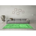 thumbnail image 3 of Ahgly Company Indoor Square Persian Emerald Green Traditional Area Rugs, 4' Square, 3 of 4