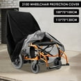 thumbnail image 2 of Waterproof Wheelchair Cover Storage Cover Rain Protection Wheelchair Cover X XL, 2 of 12