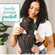 thumbnail image 2 of Swift Classic Carrier with Pocket - 2 Ways to Carry Black Carrier with Wonder Bib & Essentials Storage Front Pocket, Adjustable Back Strap, 1-Piece, 2 of 5