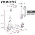 thumbnail image 4 of Scooter Patin Del Diablo Niños Altura Ajustable Iciqlo Color Azul, 4 of 4