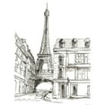 thumbnail image 3 of Harper, Ethan 15x18 Black Modern Framed Museum Art Print Titled - Pen and Ink Travel Studies I, 3 of 5