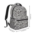 thumbnail image 2 of Easygdp Wild Animal Leopard Print Mochila Ergonómica Versátil para Laptop - Múltiples Bolsillos, Correas Ajustables, Unisex para Escuela, Viajes y Actividades al Aire Libre-One Size, 2 of 5