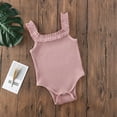 thumbnail image 5 of Hot Toddler Baby Girls Sleeveless Romper Ruffle One-Piece Bodysuit Jumpsuit Summer Clothes 0-24M, 5 of 5