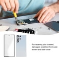thumbnail image 4 of Phone Back Glass Cover Front Glass Outer Screen for Galaxy S23 Ultra 5G, Phone Back Glass Cover Replacement with Pre Installed Camera Lens Repair Tools, 4 of 7