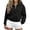 Black, variant on Fleece Cropped Sweatshirt for Women Half Zip Mock Neck Sweatshirts Long Sleeve Lightweight Pullover Tops Drop Shoulder Casual Y2k Clothes buzos para mujer Pink S