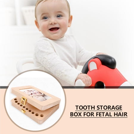 50Pcs Baby Tooth Box Tooth Shape Kids Milk Teeth Storage Collect Organizer Case Baby Souvenir Save Keepsake Holder Gifts