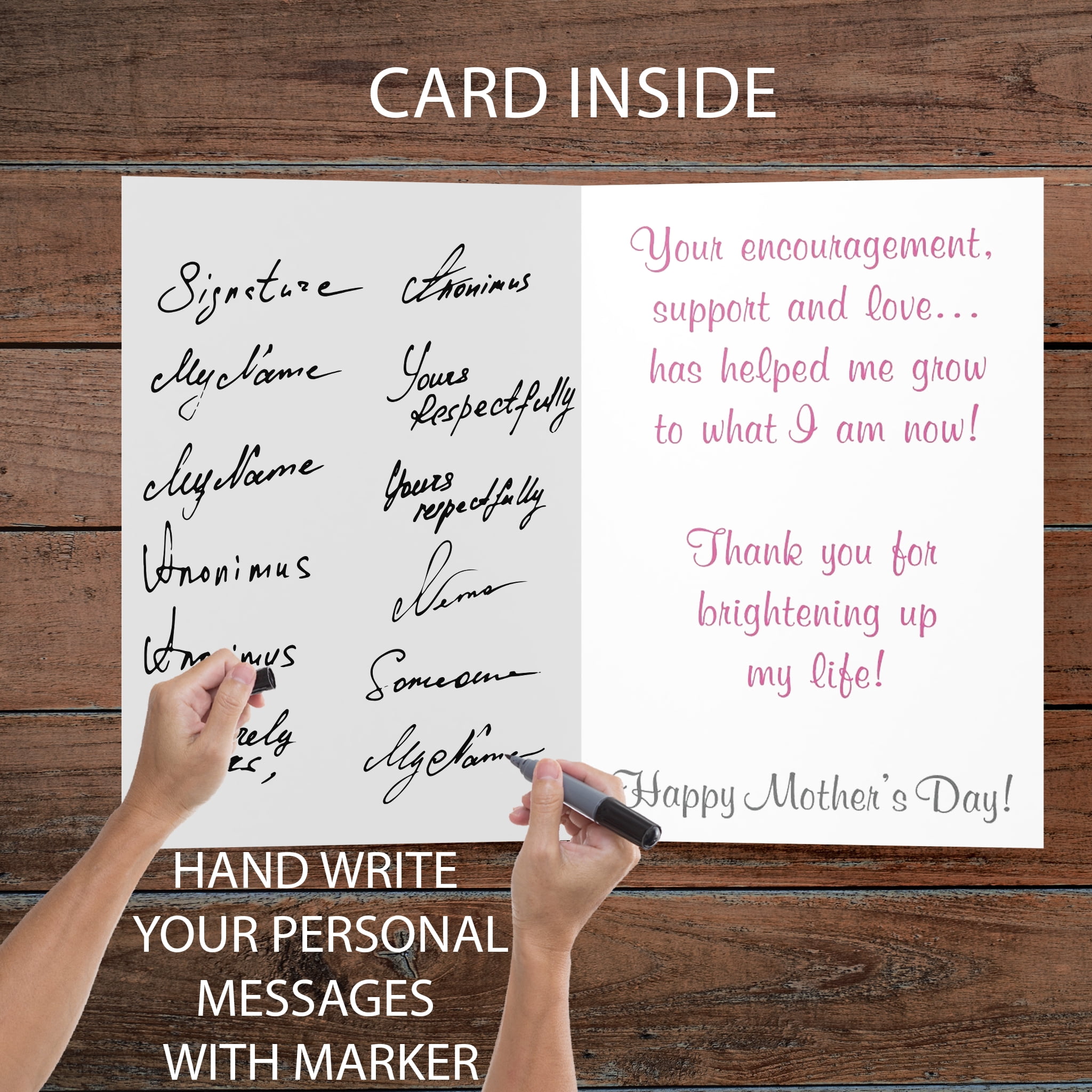 VictoryStore Jumbo 3 Foot Mother’s Day Card (Pink Presents Design) 2 feet x 3 feet Card with Envelope