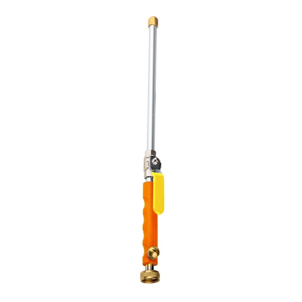 Rociador de agua a alta presión, riego de jardín, lavado de autos, limpieza de ventanas, rociador de agua con 2 boquillas, naranja Methold HA5853-02B