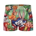 thumbnail image 4 of Looney Tunes Cartoons Mens Boxer Briefs Active Stretch Breathable Underwear, Comfortable Gym Boxer Briefs, 4 of 7