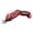 Red, variant on Electric Fabric Scissors Cordless Professional Cloth Cutting Machine with 2 Alloy Steel Heads Heavy Duty Cutter for Tailoring Sewing and DIY Crafts