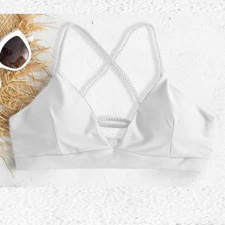 

Sexy Women Bandage Push-up Bikini Tops Padded Bra Swimsuit Swimwear Beachwear