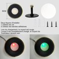 thumbnail image 4 of nipocaio Lampe Murale Intérieure à LED, Télécommande Sans Fil avec Port de Charge USB, Lampe de Chevet Rechargeable (Noir), 4 of 5