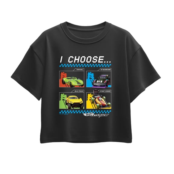 Hot Wheels - Choose - Youth Girls Boxy T-Shirt