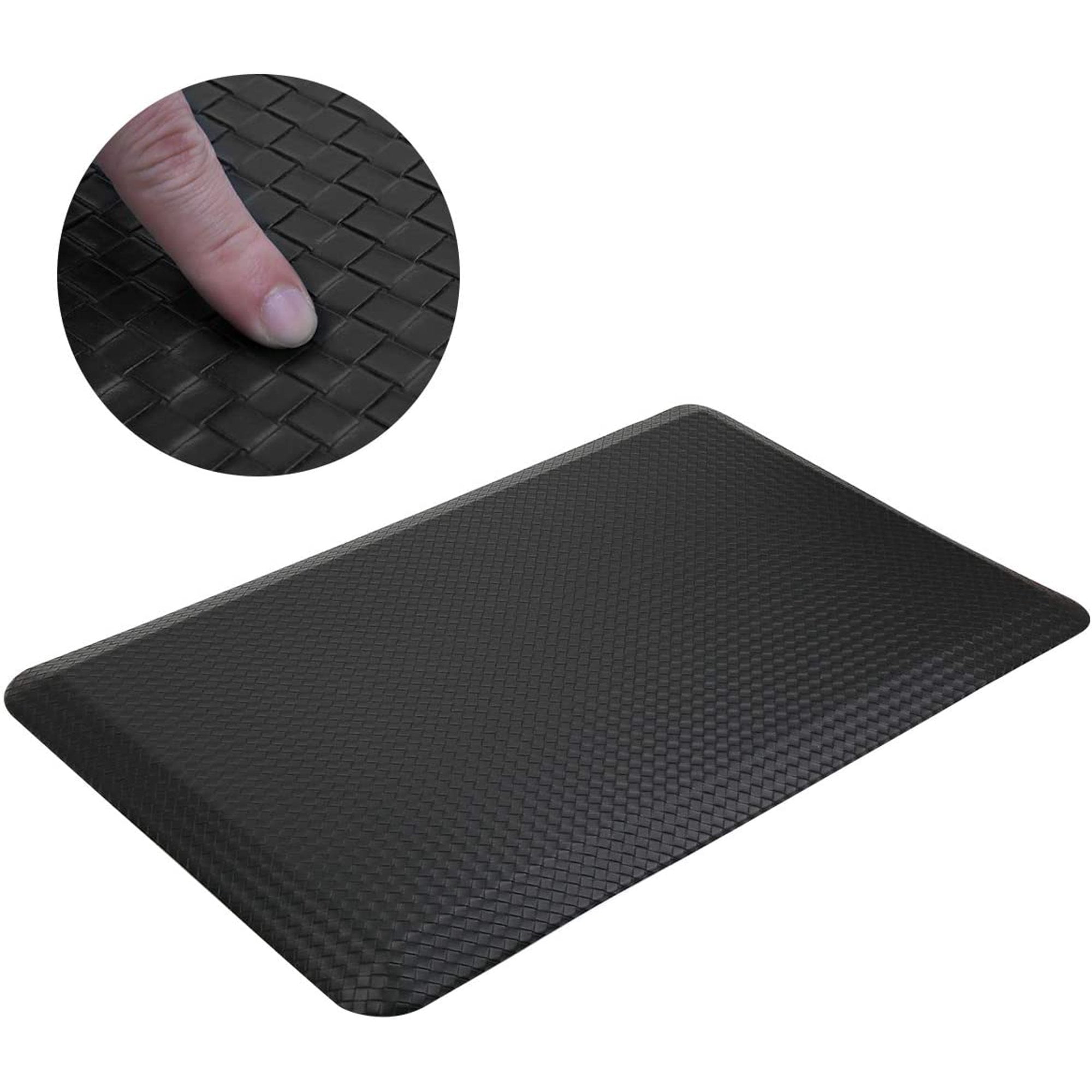 SSAWcasa Kitchen Floor Rug Non Slip＆Waterproof Desk Mat Easy to Wipe