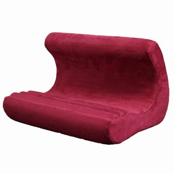 Multi-Angle Sponge Pillow Tablet Holder Reading Tablet Phone Cushion Stand Bracket,1 * Multi-angle tablet sponge pillow,Wine Red