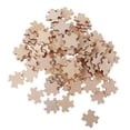 thumbnail image 2 of El Recorte De Madera De 100pcs Pega Adornos Del Rompecabezas Para Las Artes Sunnimix Formas de madera, 2 of 7