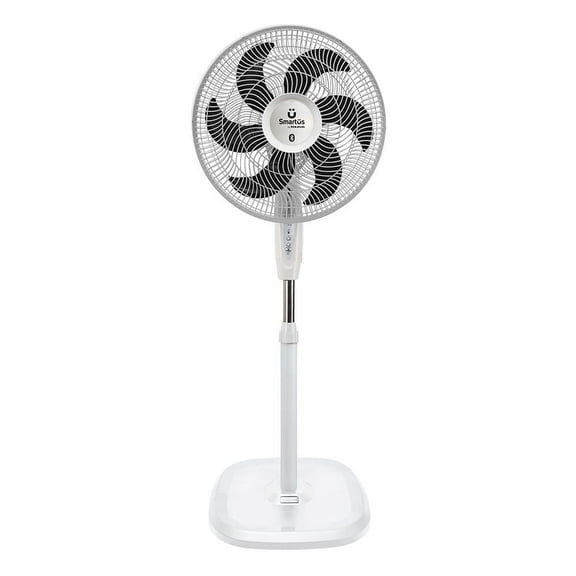 Ventilador de pedestal Wi-Fi Taurus Smartüs compatible con asistentes de voz 16" Stardüst