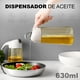thumbnail image 2 of Botella Dispensador De Aceite Kimhi Aceitera Y Vinagrera Portátil De Vidrio Con Tapa Abatible Automática Para Cocina De 630ml Almacenamiento Perfecto Para Aceite, Vinagre Y Condimentos, 2 of 7