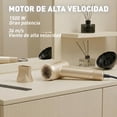 thumbnail image 5 of Secadora de Cabello 1500W Bluelander con Tecnología Iónica y Multiplicadora de Aire, 2 Velocidades y 4 Ajustes de Calor, Beige, 5 of 5