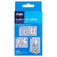 thumbnail image 5 of Carex Plastic Walker Ski Glides, Fits Most Walkers, Use Indoor or Outdoor, White, 5 of 7