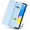 thumbnail image 2 of Funda para Tablet para iPad A16 de 11" / iPad 11.ª Gen 2025 con Soporte para Lápiz (Azul Cielo), 2 of 6