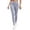 Light Blue, variant on Tqcoqu High Waist Tummy Control Leggings for Women,Wide Waistband Stretch Full Length Yoga Pants,Solid Color Athletic Casual Leggings