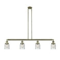 thumbnail image 5 of Innovations Lighting 214-10-50 Bell Linear Bell 4 Light 50" Wide Linear Pendant - Black, 5 of 5