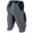 thumbnail image 4 of Champro Bull Rush 7-Pad Girdle Charcoal , Black Inset, Adult 2X-Large, 4 of 4