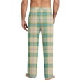 thumbnail image 5 of JGNGSHN Pajamas for Men Soft Lightweight Plaid Sleep Lounge Pants Comfy Sleepwear Pants PJ Bottoms with Pockets and Button Fly, 5 of 5