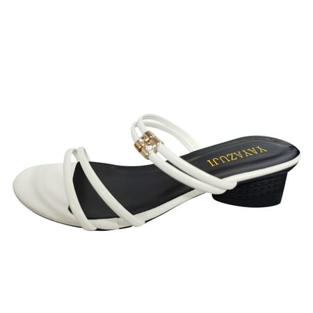 

Womens Sandals Fashion Womens Breathable Lace Up Shoes Heels Casual Sandals