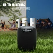 Ortizan X2 Mini Portable Wireless 5.3 Bluetooth Speaker, IPX7 Waterproof Outdoor Speaker with 15W Stereo Sound, 15H Playtime,Stereo Pairing
