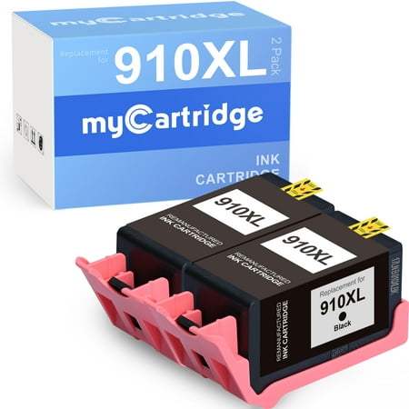 910XL Black Ink Cartridge Replacement for HP 910XL 910xl Ink Cartridges for HP OfficeJet Pro 8020 8022 8024 8025 8028 (2 Black)