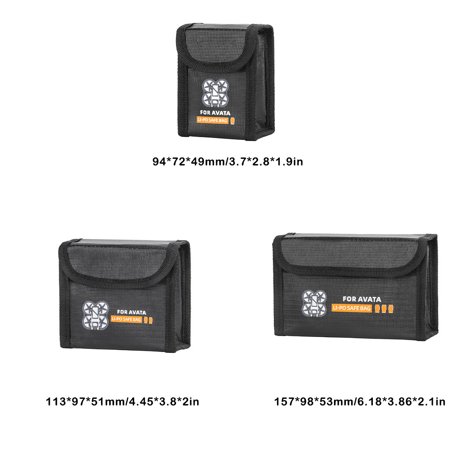 Battery Safe Bag Explosion-proof Storage Case Protector Drone ...