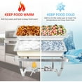 thumbnail image 2 of 8QT Chafing Dishes for Buffet 2 Pack, Half Size Chafing Dish Buffet Set, Stainless Steel Chafers and Buffet Warmers Sets, Food Warmers for Parties, 2 of 13