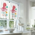 thumbnail image 2 of LALILO Kitchen Curtains and Valances Set of 3 36" Cartoon Window Treatment Tiers for Window Decor, 2 of 5