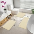 thumbnail image 5 of EVNELE Beige Memory Foam Bathroom Rugs, Super Soft Absorbent Bathroom Rugs Non Slip Bath Rug Runner for Shower Bathroom Floors, 20" x 32", 5 of 8