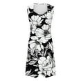 thumbnail image 5 of Viikei Summer Striped Boho Short Sleeve Dress,Women's Geometric Printed Elegant Camisole Round Neck Dress Multicolor XXL, 5 of 5