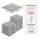 thumbnail image 2 of Interlocking Tile 50PCS Gray, Drainage Tiles 12" x 12" Splicing, Soft PVC Interlocking Drainage Floor Tiles, 2 of 5