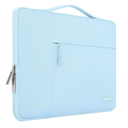 Mosiso Laptop Sleeve Briefcase for 13 inch New MacBook Pro A2251 A2289 A2159 A1989 A1706 A1708 New Air 13 A2179 A1932 Polyester Notebook Sleeve Case Bag, Airy Blue