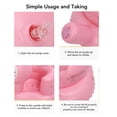 thumbnail image 4 of Sofá Infantil Del Piso, Silla Inflable Del Bebé Incorporada Bomba De Aire Segura Suave Conejo De Dibujos Animados PVC Para El Hogar, 4 of 7