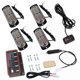 thumbnail image 1 of 4 In 1 20 LED Car Emergency Warning Light 12-24V 4 x 20LED Strobe Light Amber/White Police Flash Grille Light For Car Truck Boat, 1 of 5